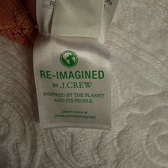 J.Crew Women’s Orange Textured Knit Sweater Size S - Picture 5 of 8